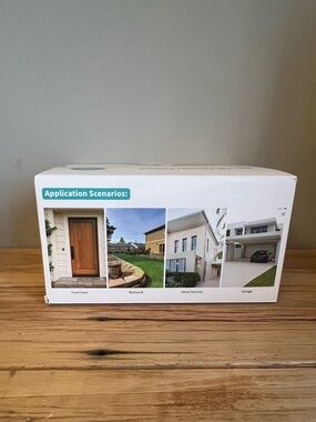 SEHMUA Solar Wireless Security Camera, Outdoor 2K 360° View RBX-S40 in white